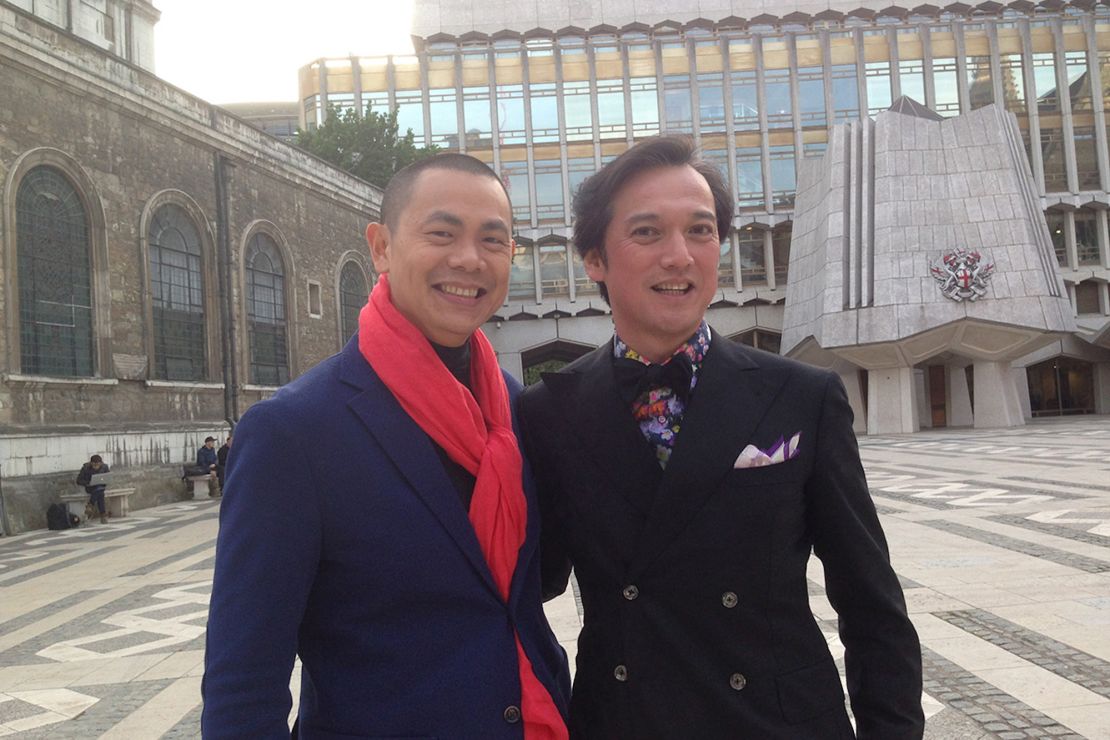Andre Chiang, left.