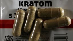 MIAMI, FL - MAY 10:  In this photo illustration, capsules of the drug Kratom are seen on May 10, 2016 in Miami, Florida. The herbal supplement is a psychoactive drug derived from the leaves of the kratom plant and it's been reported that people are using the supplement to get high and some states are banning the supplement.  (Photo by Joe Raedle/Getty Images)