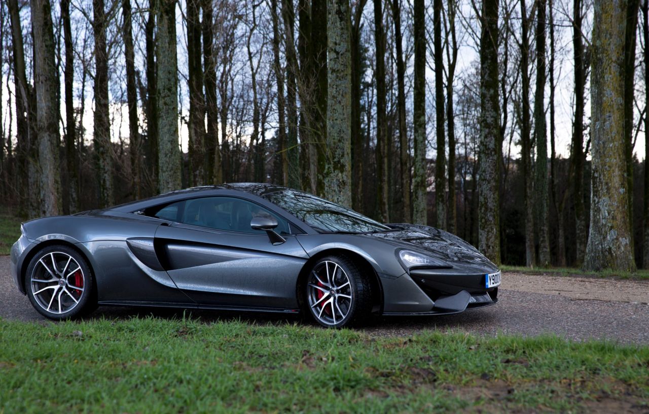 The 570S comes with a 3.8 litre, turbocharged V8 engine.