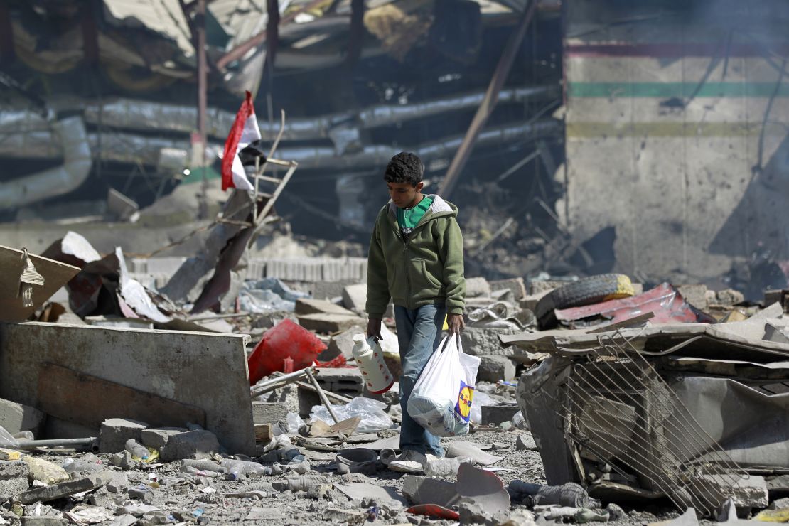 A Saudi-led coalition carried out a widespread bombing campaign of Yemen in 2015.