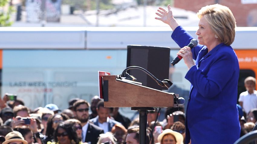 Hillary Clinton In LA