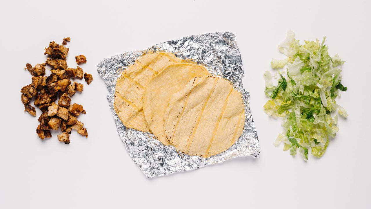 For those who need to keep a close eye on their salt intake, tacos with soft corn tortillas, chicken and romaine lettuce are one of the few low-sodium options available.