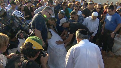 One of the Tel Aviv victims, Ben Ari, is laid to rest Thursday.