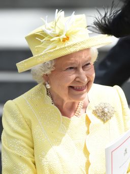Queen Elizabeth II attends thanksgiving service on Friday.