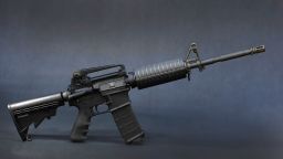 MIAMI, FL - DECEMBER 18:  In this photo illustration a Rock River Arms AR-15 rifle is seen on December 18, 2012 in Miami, Florida. The weapon is similar in style to the Bushmaster AR-15 rifle that was used during a massacre at an elementary school in Newtown, Connecticut. Firearm sales have surged recently as speculation of stricter gun laws and a re-instatement of the assault weapons ban following the mass shooting.  (Photo illustration by Joe Raedle/Getty Images)