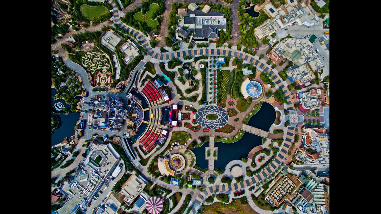 This aerial photo shows Shanghai Disneyland before it opened to the public in June. Shanghai's municipal government had already issued an <a href="https://www.cnn.com/2016/05/25/travel/shanghai-disneyland-etiquette-guide/index.html" target="_blank">etiquette guide</a> for visitors.