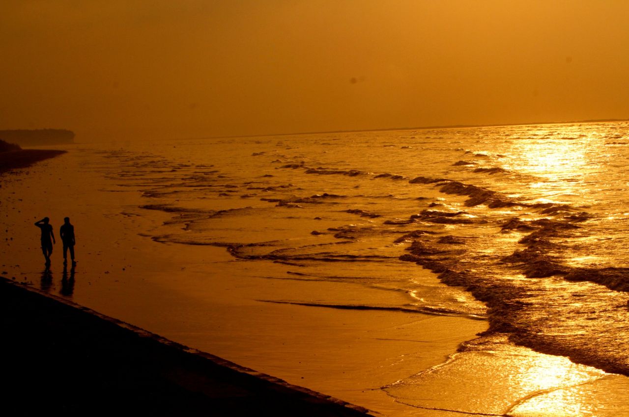 Chandipur -- also known as Chandipur-on-sea -- is a small sea resort in India's Odisha's Baliswar District. It's on the Bay of Bengal, the largest bay in the world by area.
