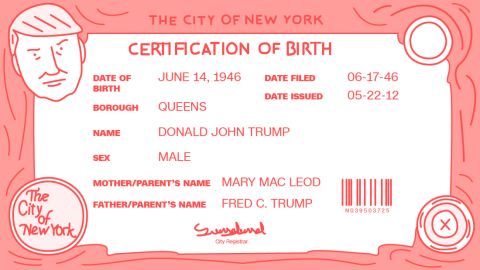 trump birth certificate illustration mullery final corrected