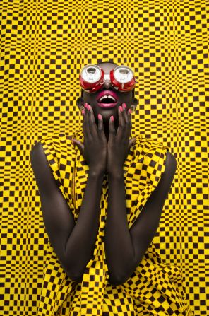 "I wanted to make it diverse or different from any images you've come across so hence the colors and spectacles" says Abraham.