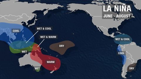 What would the effects of La Nina be globally?