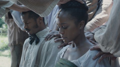 Nate Parker and Aja Naomi King star in "The Birth of a Nation." 