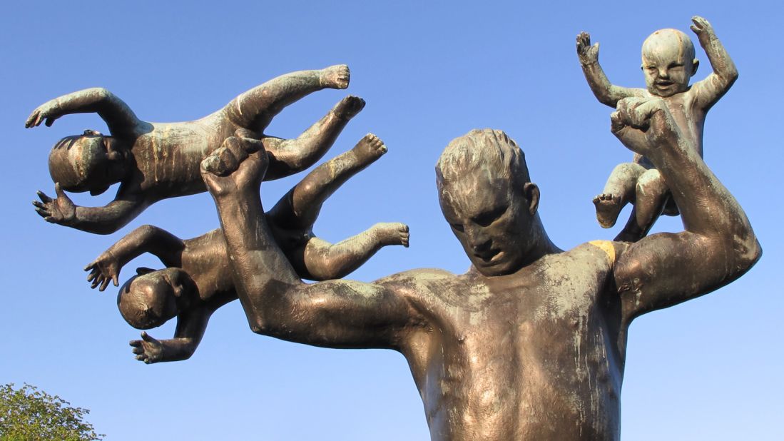 Norway's a country rich in storytelling, from Norse mythology to fairytales of mountain and forest trolls. Oslo's Vigeland Park is filled with dark and fantastical sculptures, from women fighting with sea creatures to a man swinging infants from his arms. 