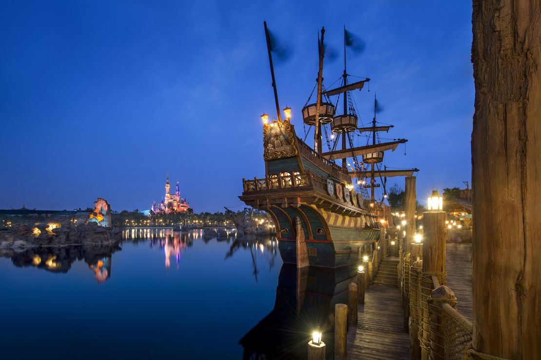 Shanghai Disneyland's pirate-themed Treasure Cove.