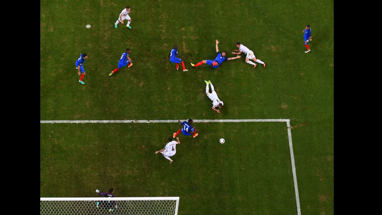 The Albanians frustrated France for most of the match as they looked for their first point of tournament.