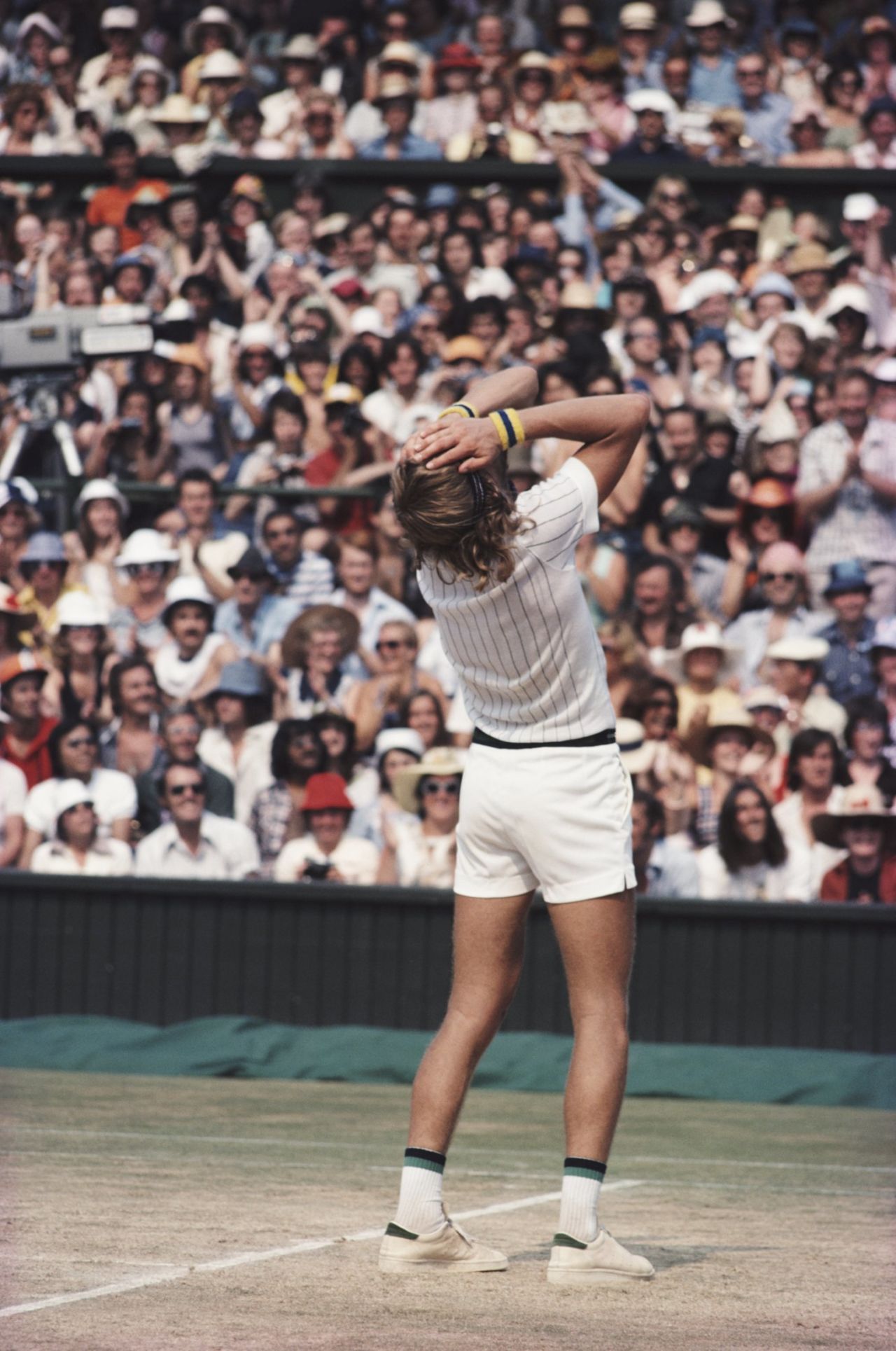 But he soon conquered his difficulties -- in 1976 he began his five-year victory spree at the All England Club, winning the final against Romanian Ile Nastase.