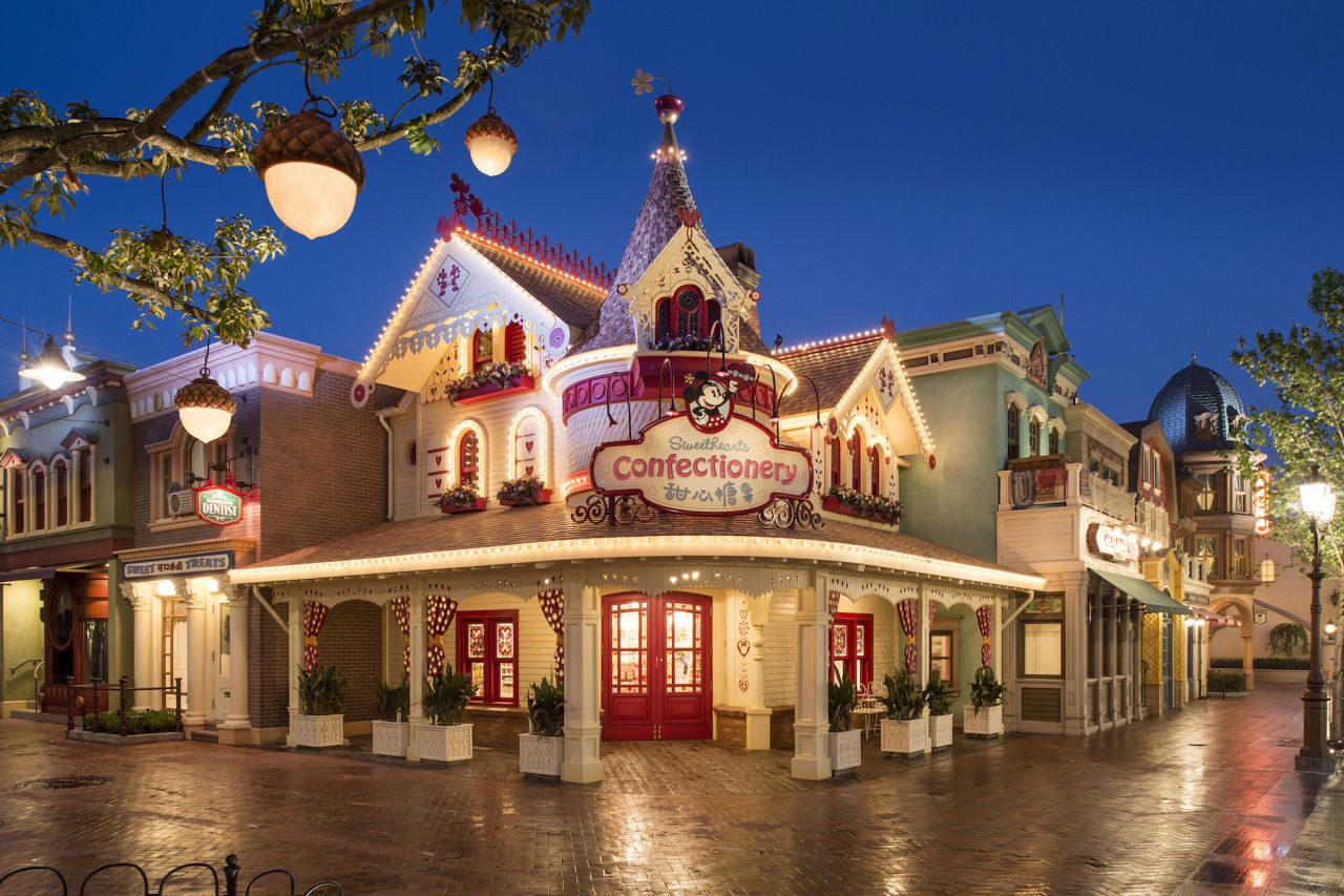 Mickey Avenue's Sweethearts Confectionery is meant to represent the childhood home of Minnie Mouse. 