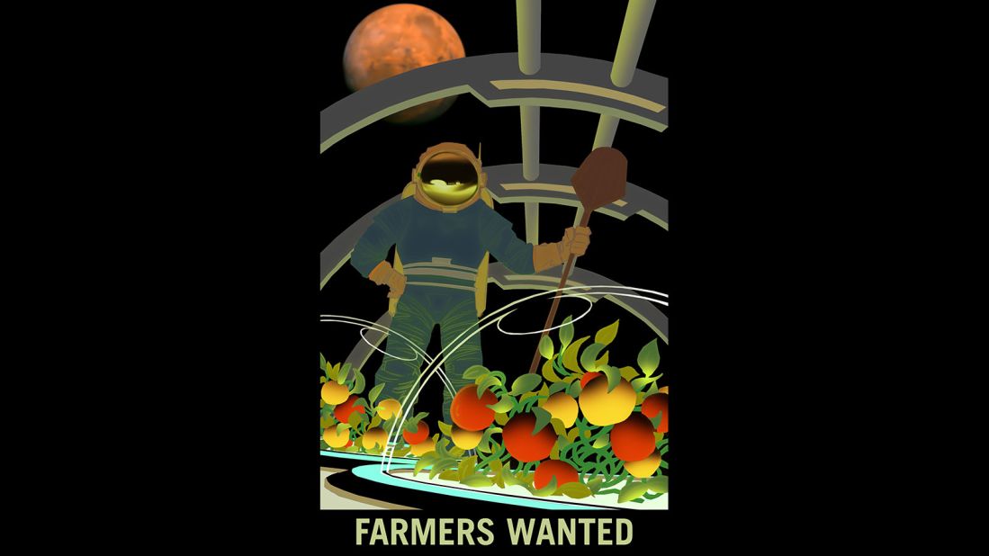 Just like Matt Damon in "The Martian", NASA believes it will one day need scientists and agronomists to find new ways of growing fresh food on the planet. Among other challenges to farming, Mars has a very different atmosphere to earth and is far colder. 
