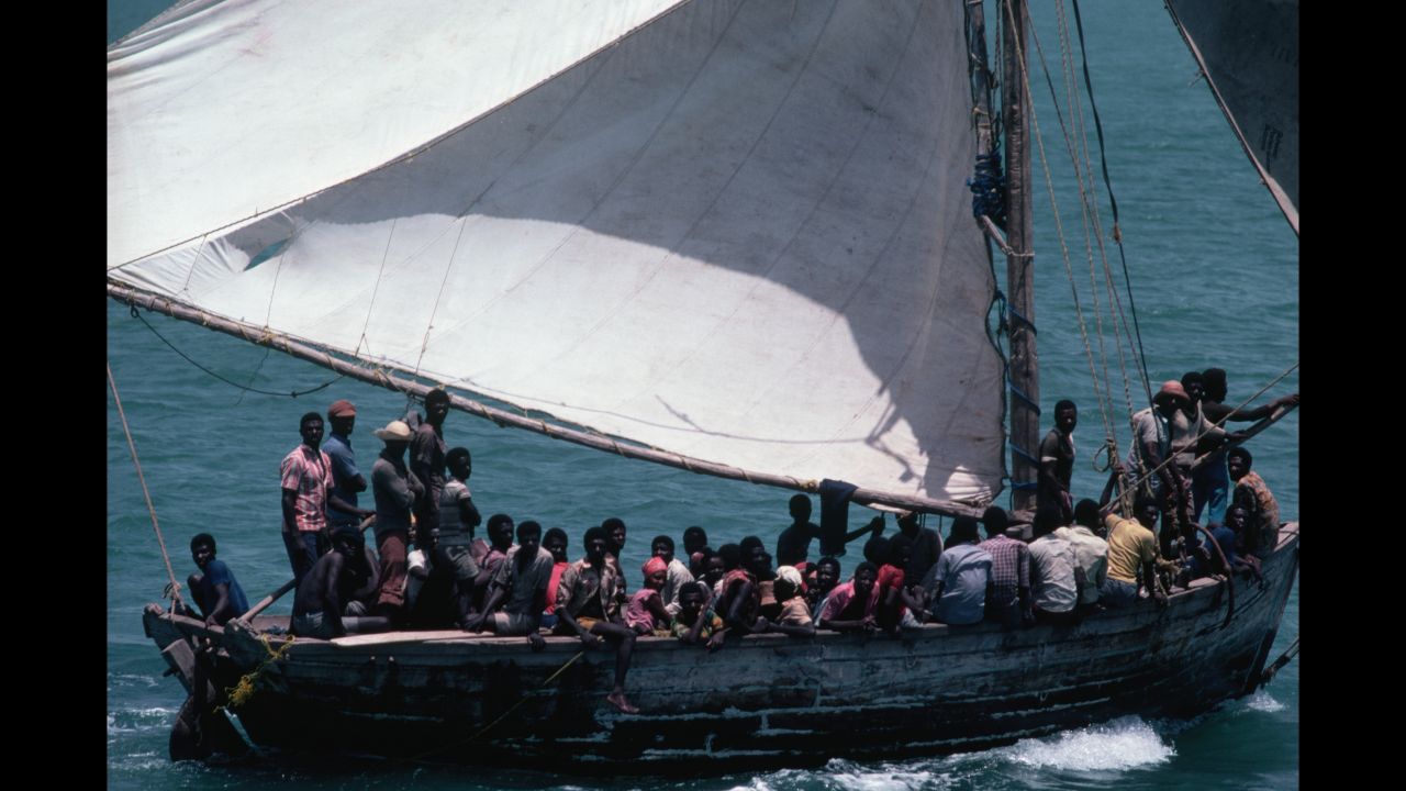 Large-scale Haitian migration to the United States began under the dictatorship of Jean-Claude "Baby Doc" Duvalier. They arrived in crowded boats, but unlike the Cubans they were refused asylum. Washington decided they were not political refugees but economic migrants.
