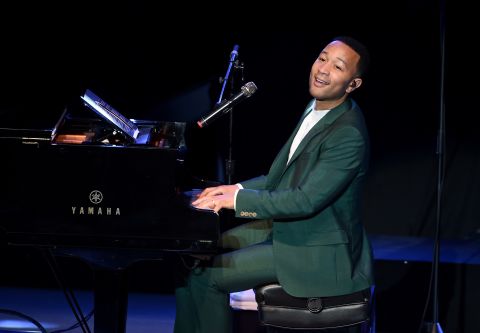 Musician John Legend performs onstage during the "Hillary Clinton: She's With Us" concert in June at The Greek Theatre in Los Angeles.