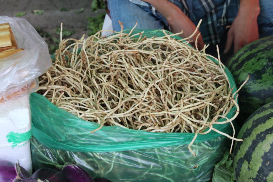This unusual root vegetable has a lemony, medicinal tang that locals believe is good for the lungs.