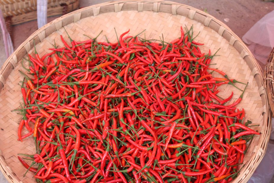 The most important ingredient in Guizhou cuisine -- the chili pepper.