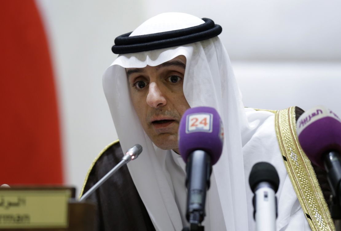 Saudi Foreign Minister Adel al-Jubeir