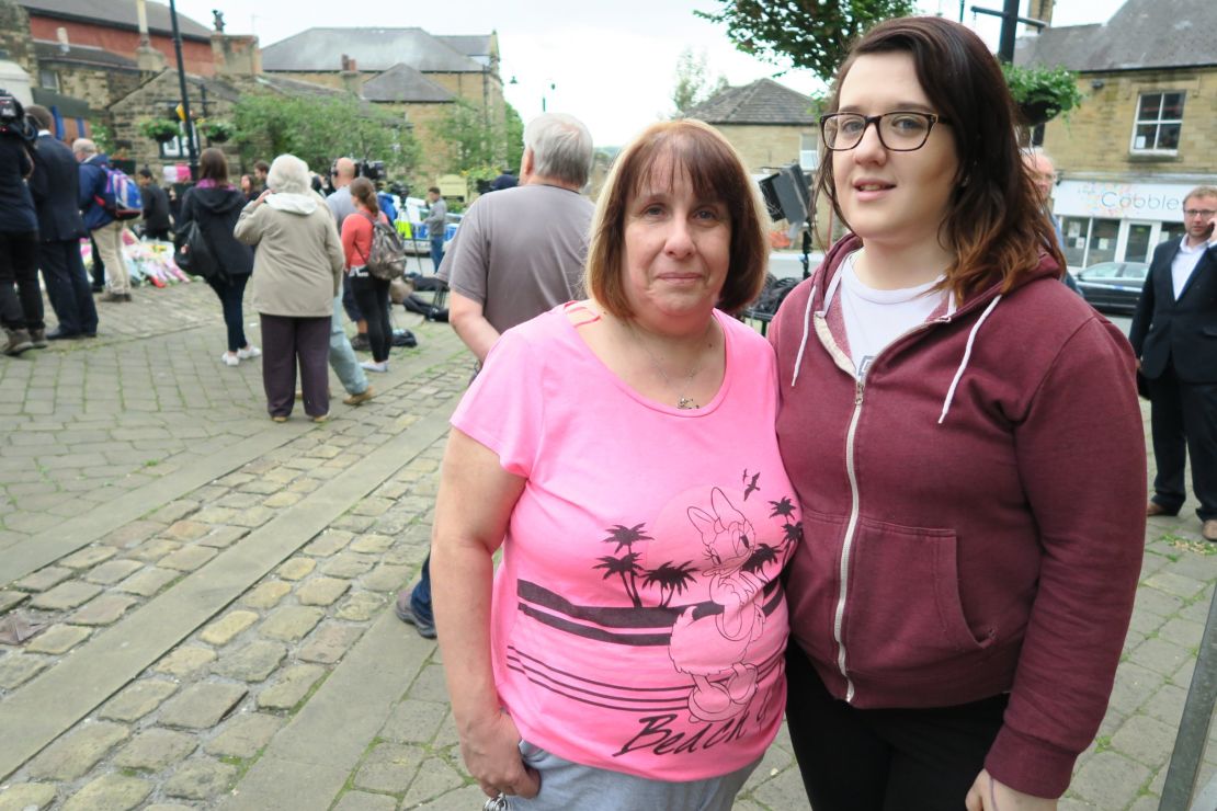 Mother and daughter Dawn and Gemma Sykes; "Who will we get now? Who's going to be as caring and thorough and kind?" asks Gemma.