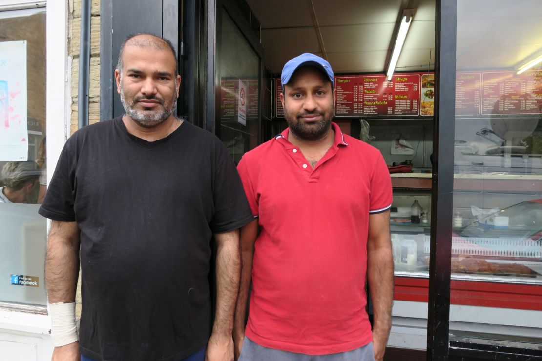 Malazan Hussein and Altat Patel both knew Jo Cox; "We campaigned together for the election," says Hussein. "It is so sad -- 41 is too young!"