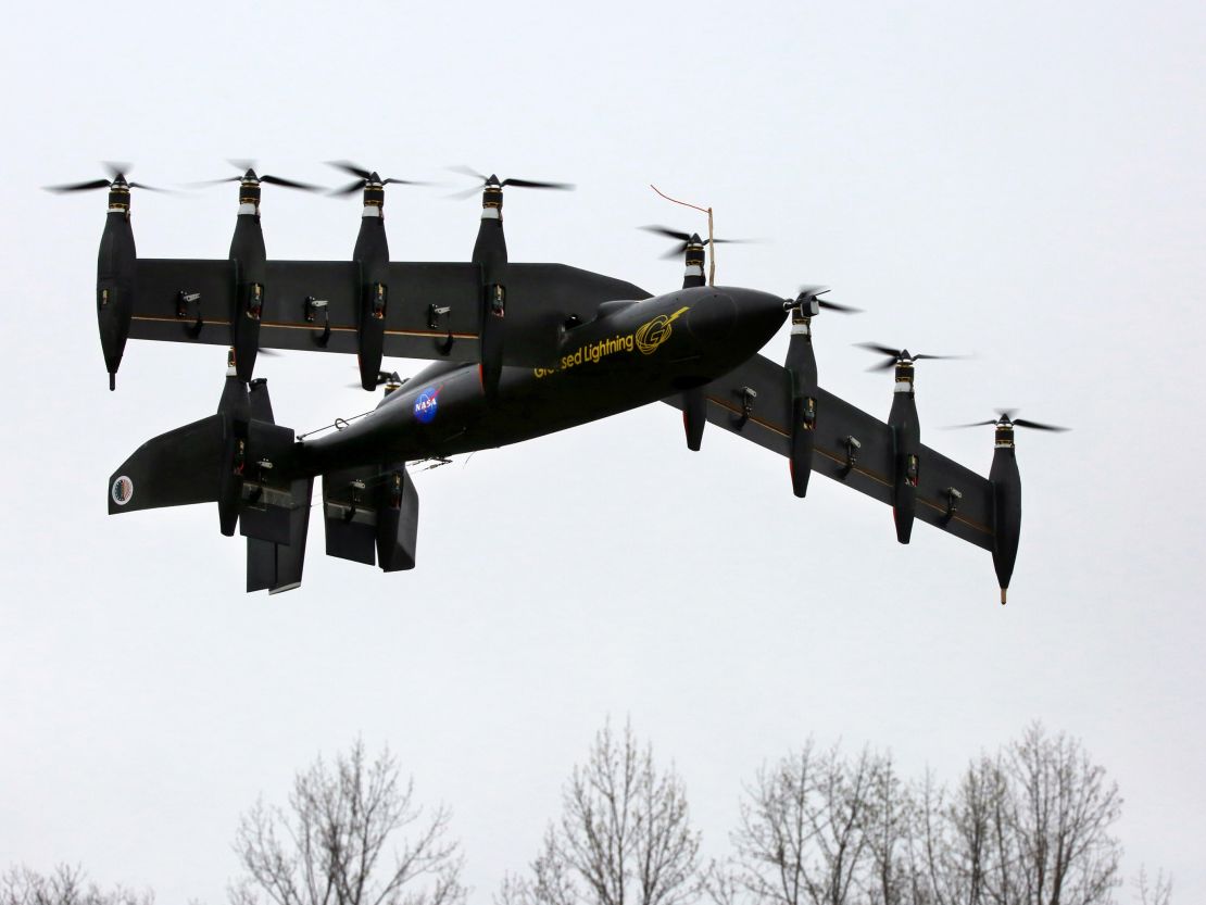 NASA earlier this year successfully tested Greased Lightning, a small electric plane.