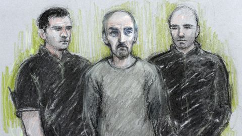 Jo Cox: Thomas Mair guilty of murdering politician 4 Court sketch of Thomas Mair (centre) at Westminster Magistrates' Court in London.