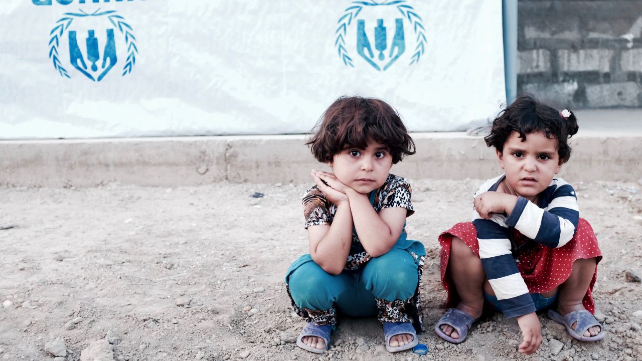Tens of thousands of children have been caught up in the fighting.