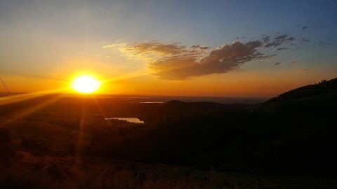 The sun bids Loveland, Colorado, good morning in this solstice sunrise on June 20.