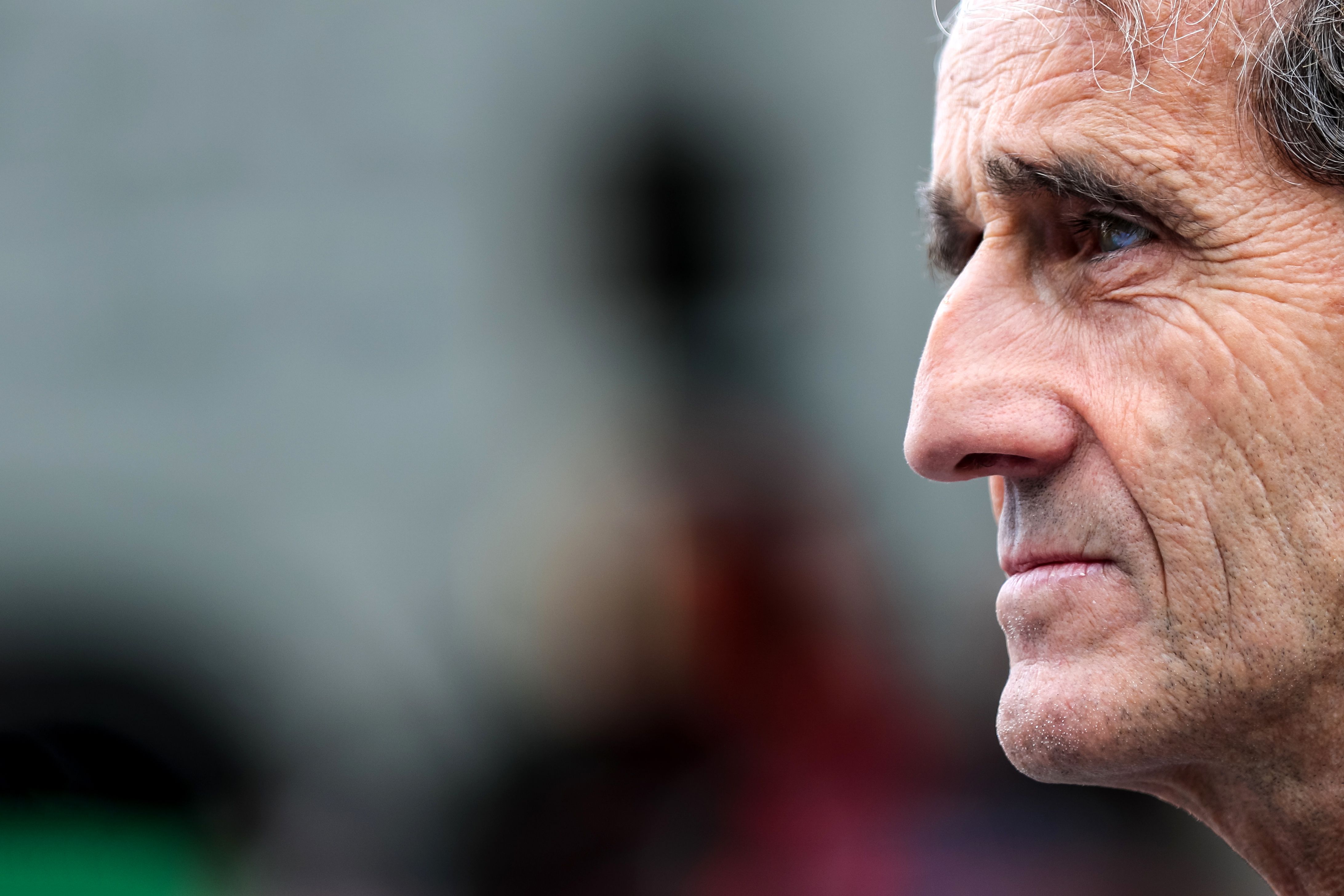Four-time Formula One champion and Renault e.Dams boss Alain Prost captured in a moment of reflection during the Berlin ePrix.
