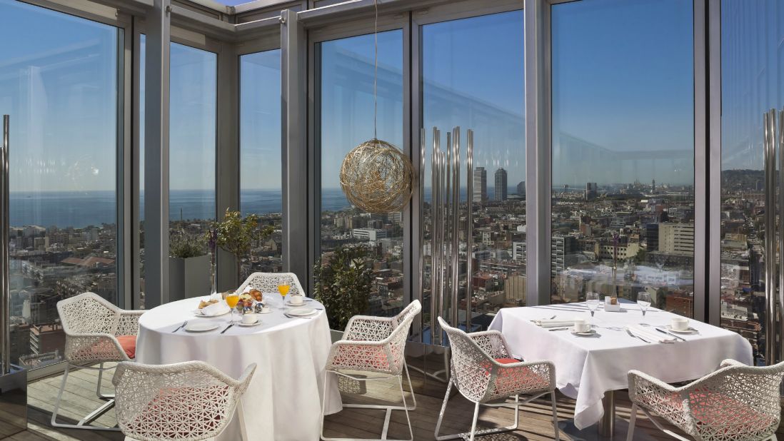 Rooftop eateries can sometimes coast on mediocre food -- but not Dos Cielos. The Michelin-star restaurant dishes out some of the most innovative cuisine in Barcelona.