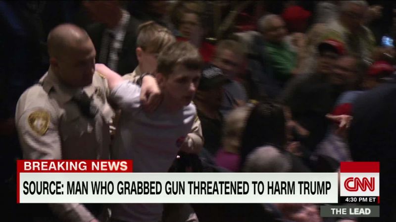 Source: Man Who Grabbed Gun Threatened To Harm Trump | CNN Politics