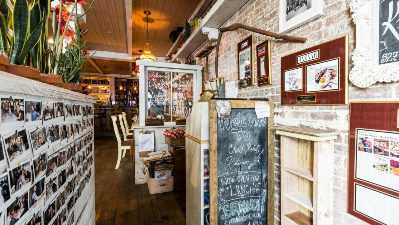 Many of the Big Apple's hottest vegan destinations, including Chalk Point Kitchen (pictured here), have become favorite spots for celebrities and savvy New Yorkers.