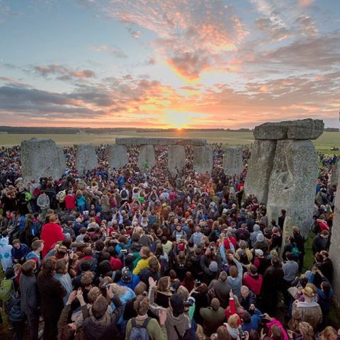 Thousands greeted the sun at Stonehenge in the United Kingdom to celebrate the longest day of the year, known as the summer solstice. "There was drumming and dancing all night," said photographer Mark Hemsworth.