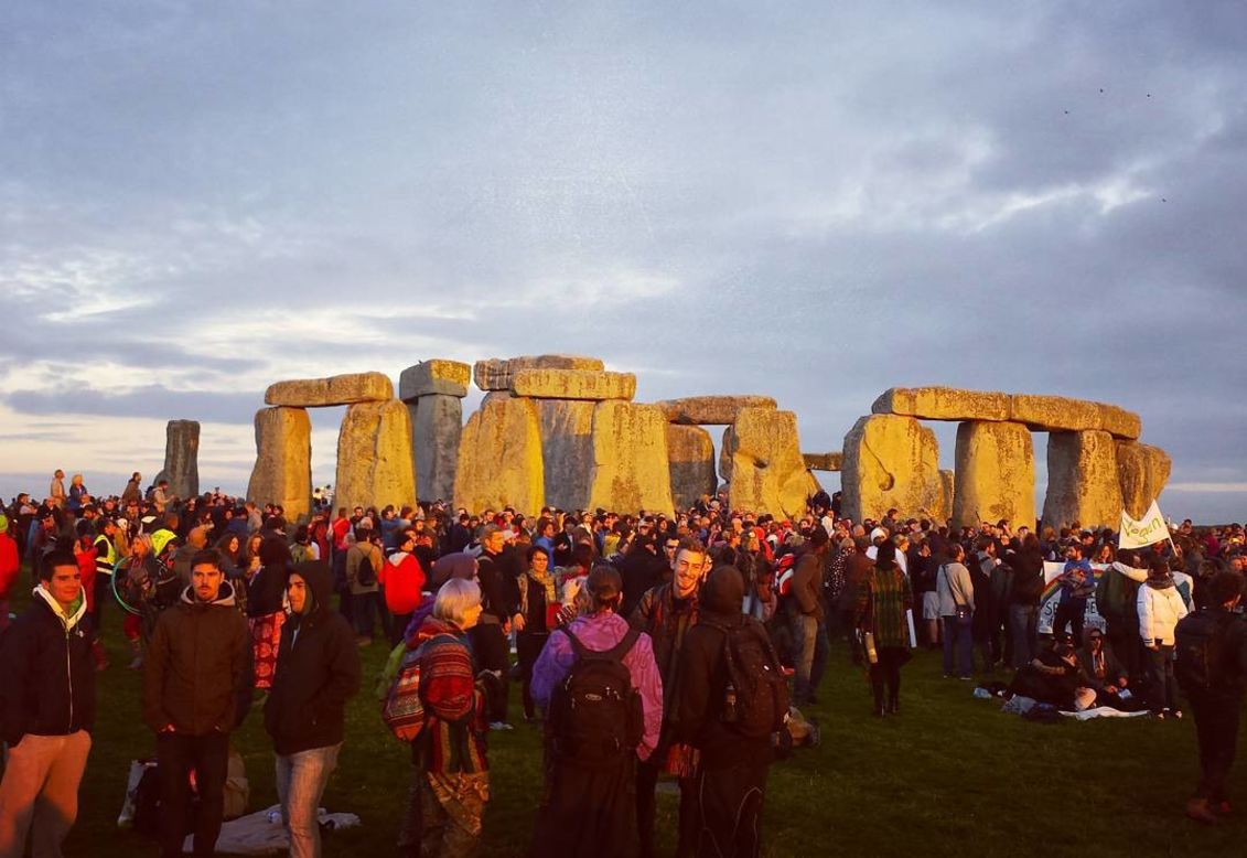 <strong>Summer solstice:</strong> Up to 10,000 people are expected at overnight celebrations at England's Stonehenge monument to welcome the summer solstice. 