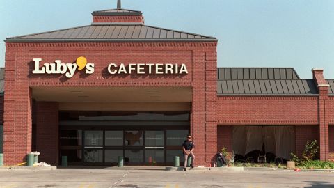 The Luby's Cafeteria location in Killeen, Texas where 23 people were killed.