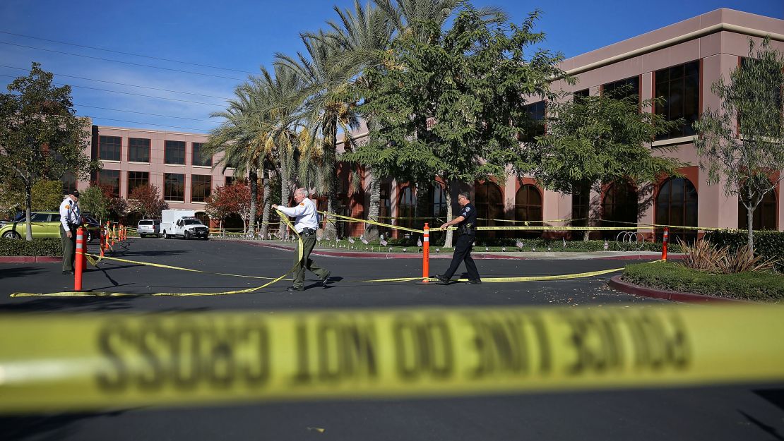 A married couple opened fire on an employee gathering at Inland Regional Center in San Bernardino, killing 14 people on December 2, 2014.
