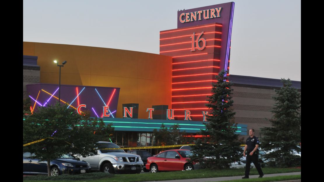 A gunman attacked moviegoers at this theater in Aurora, Colorado.