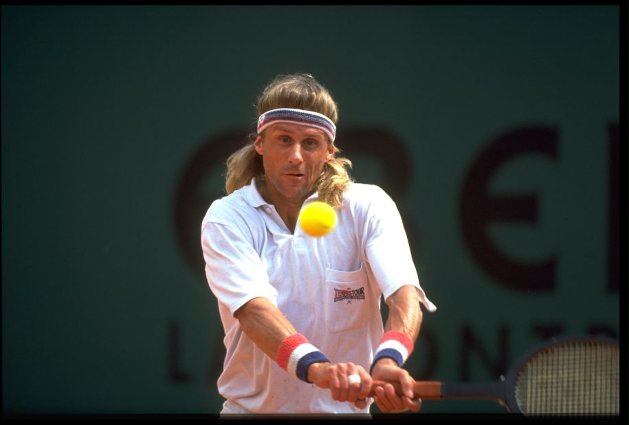 In 1991 the "Ice Man" made a comeback at the Monaco Open in Monte Carlo. When all the other players were using modern graphite rackets, the Swede turned up with an old wooden one and lost in straight sets to Spain's Jordi Arrese.