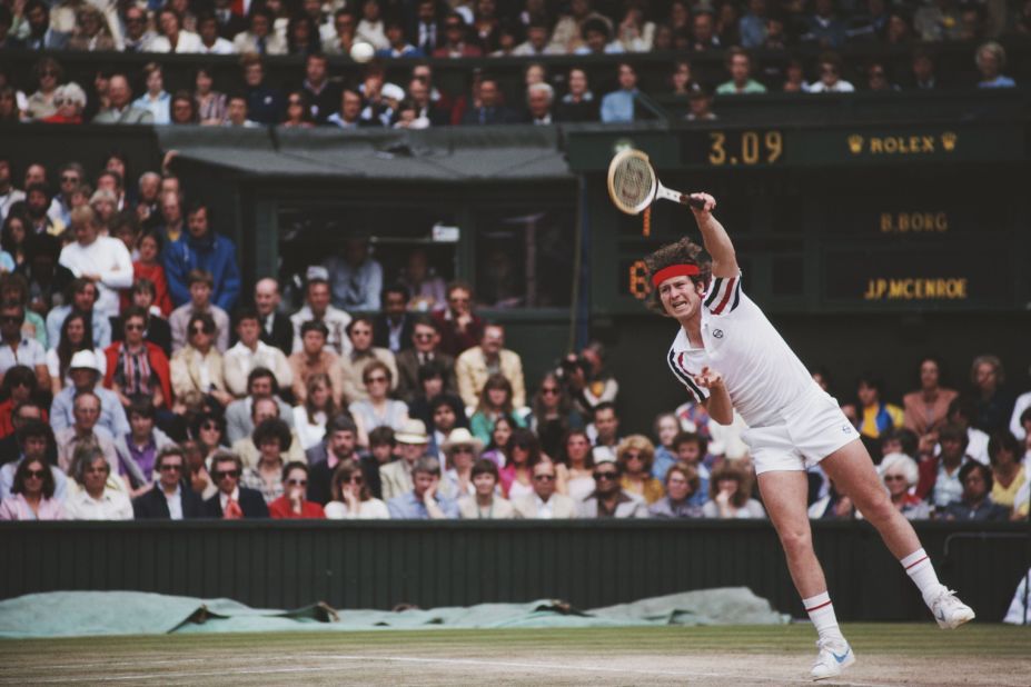 In the 1980 Wimbledon final, McEnroe faced Borg in what is often described as one of the greatest tennis matches of all time. 