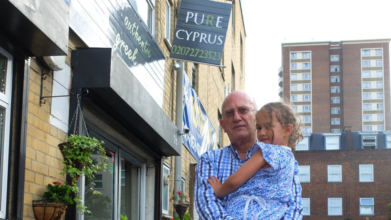 Pure Cyprus: "If Britain leaves the EU, it'll be brilliant," says Elias Solomou.
