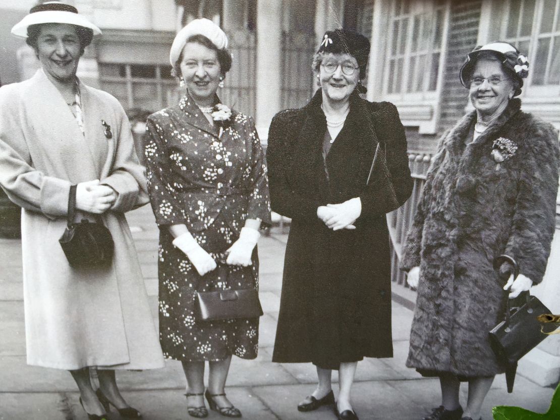 Emily Valentine (far right) with members of her extended family.