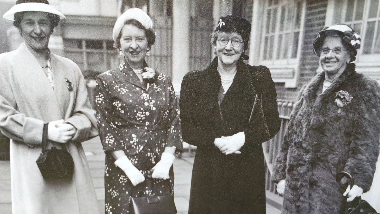 Emily Valentine (far right) with members of her extended family.