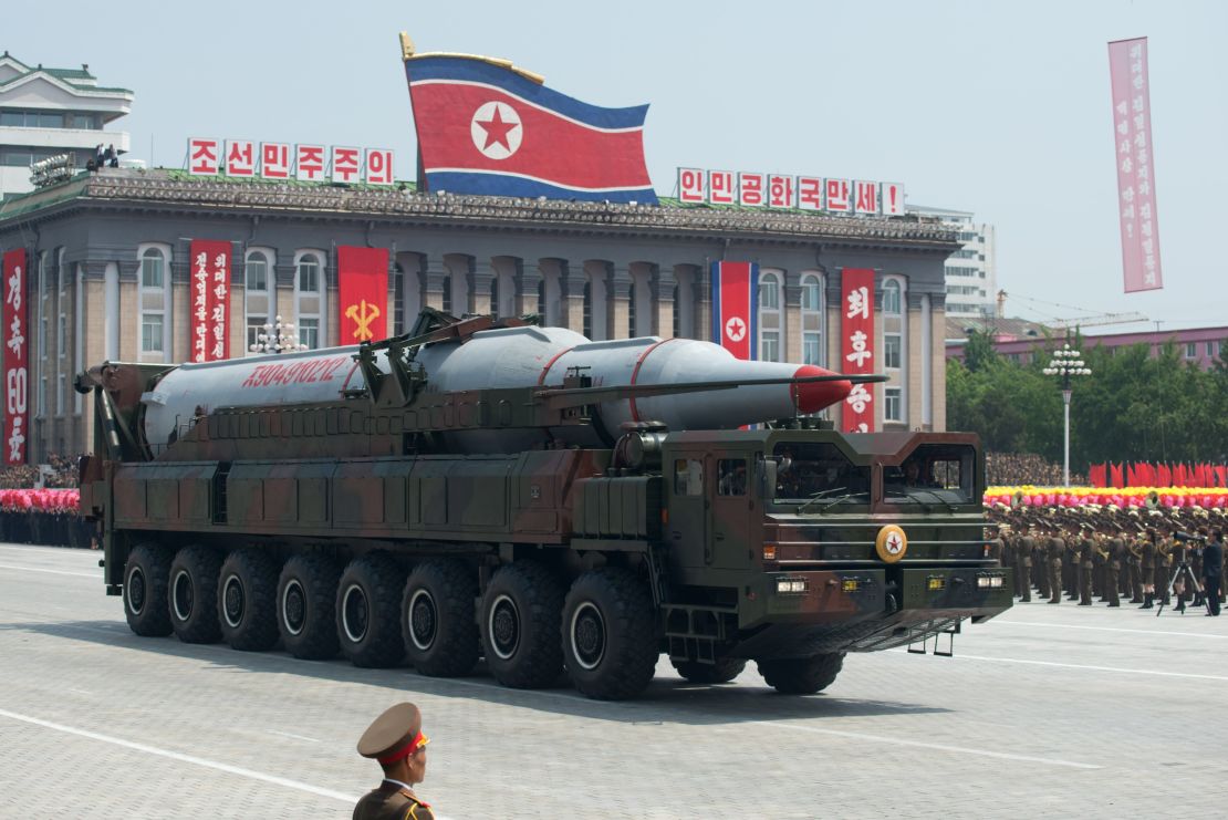 North Korea has displayed its ICBMs in public, but never tested them. 