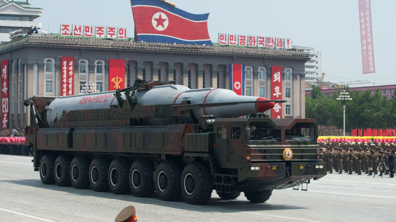 North Korea has displayed its ICBMs in public, but never tested them.
