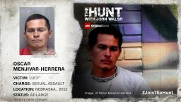 Police in Nebraska are hunting for Oscar Menjivar-Herrera, who they say partnered with a 12-year-old boy to lure and sexually assault three girls. 