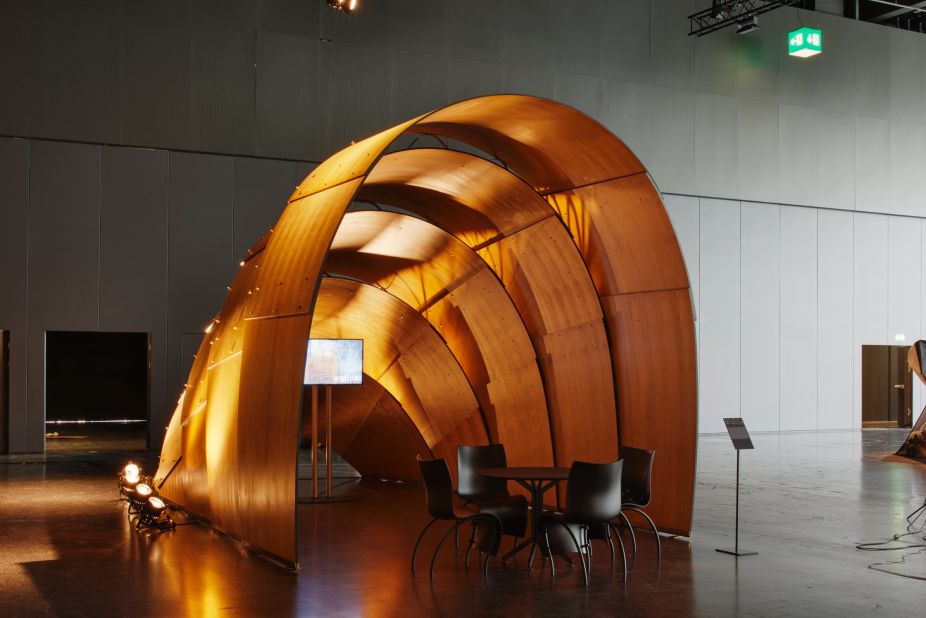Ron Arad's Armadillo Tea Pavilion, presented by Revolution Precrafted Properties